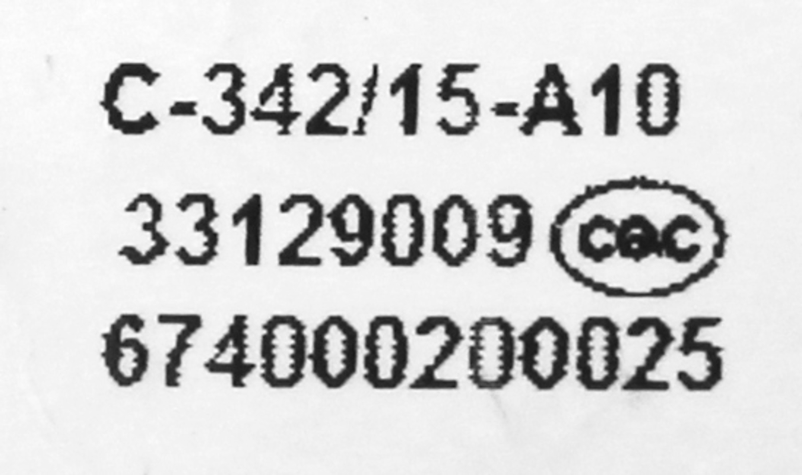 GE WG04F01991
