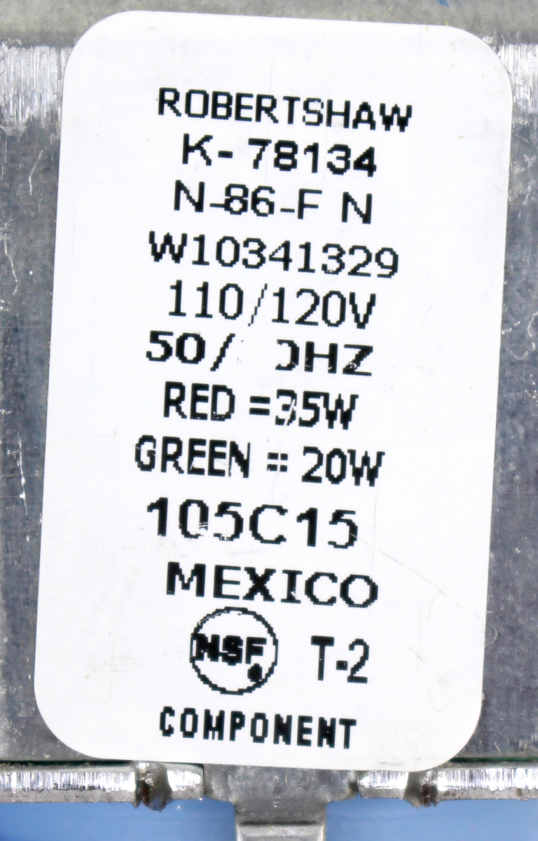 Whirlpool WPW10341329