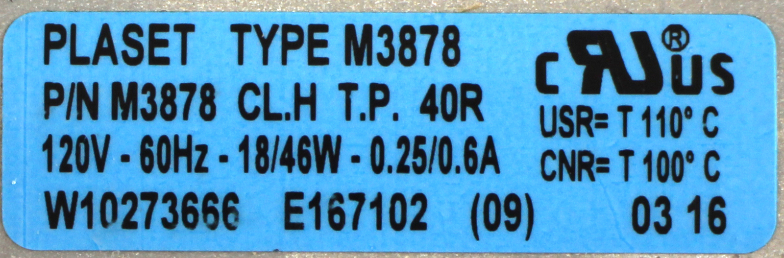 Whirlpool WPW10273666