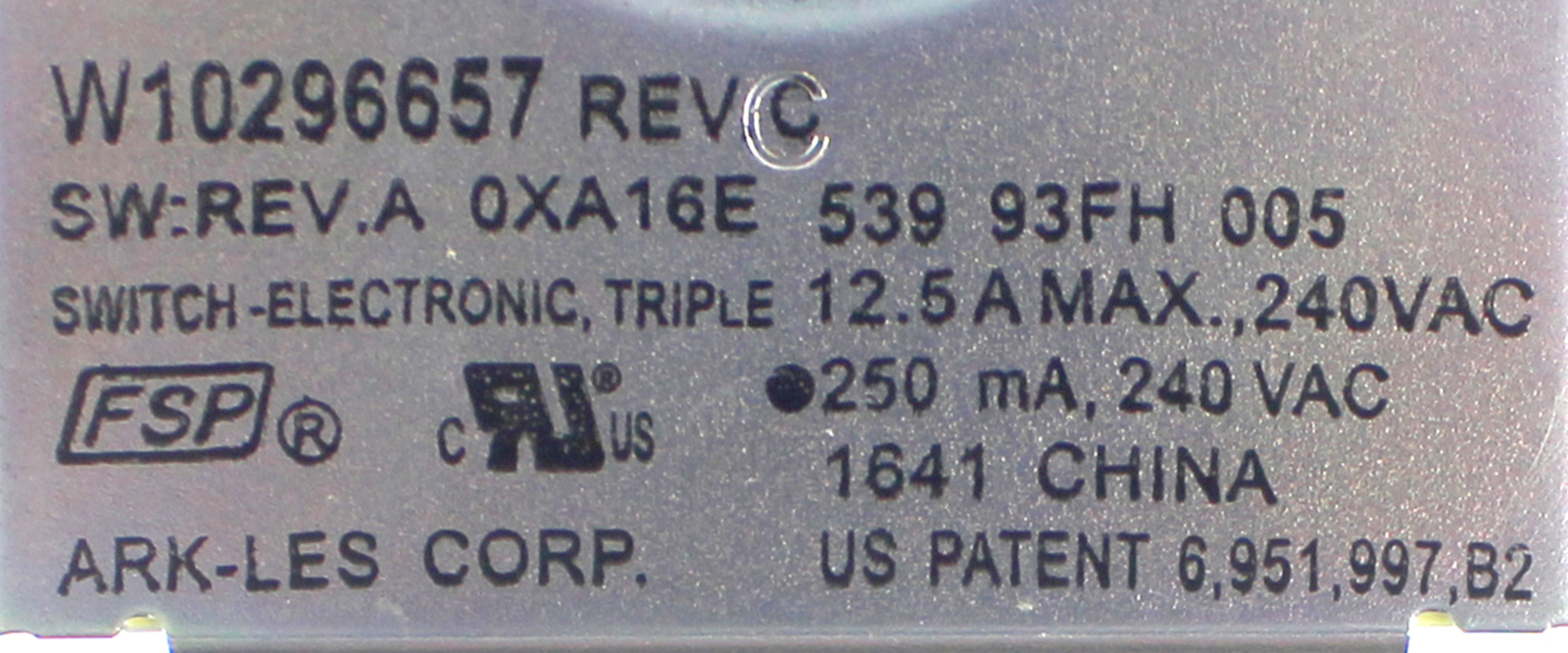 Whirlpool WPW10296657