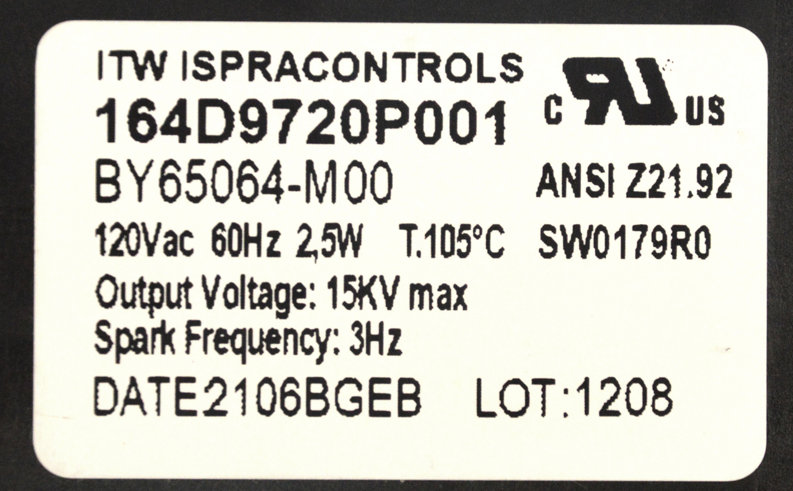 GE WS01F08566