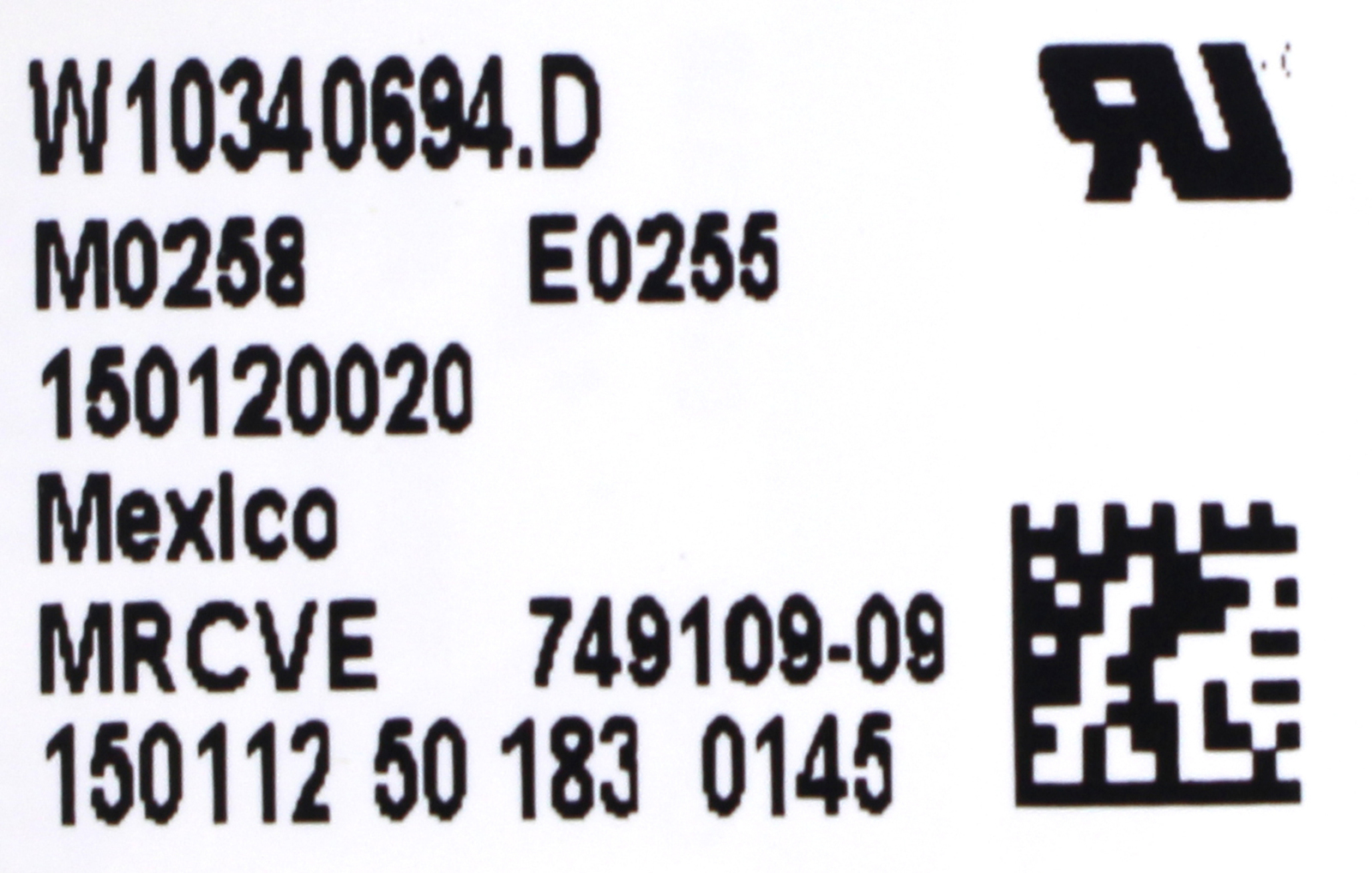 Whirlpool WPW10340694