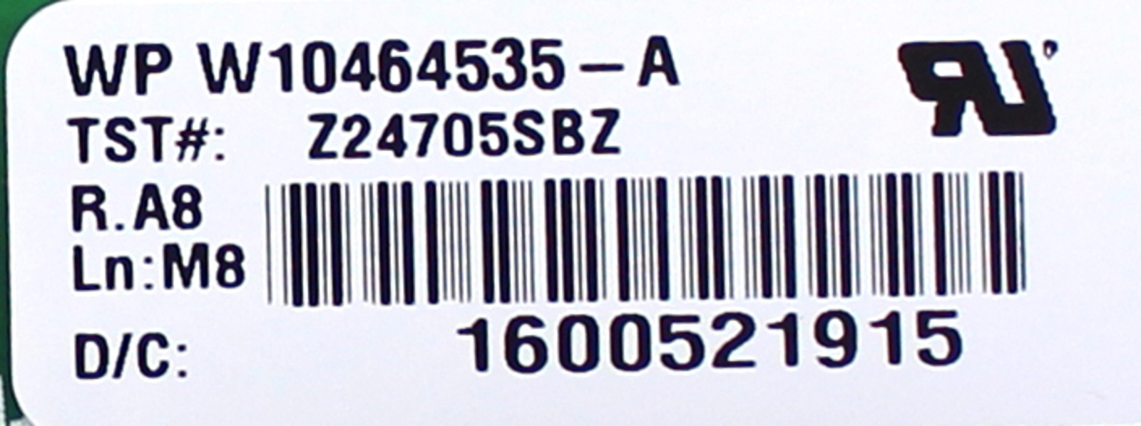 Whirlpool WPW10464535