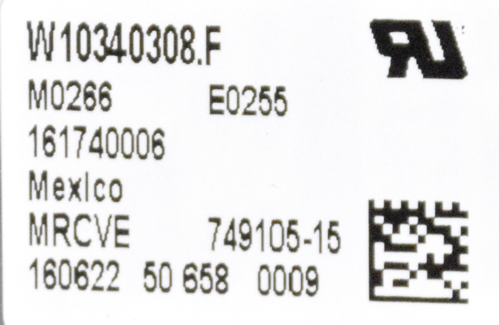 Whirlpool WPW10340308