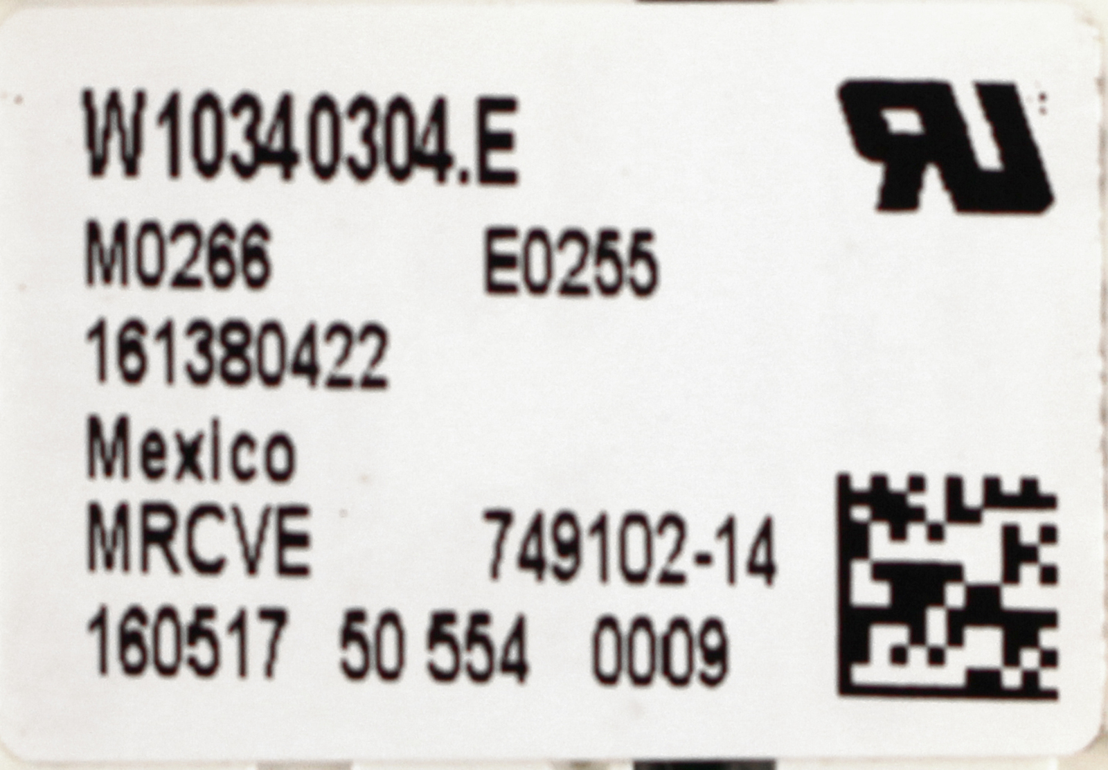 Whirlpool WPW10340304