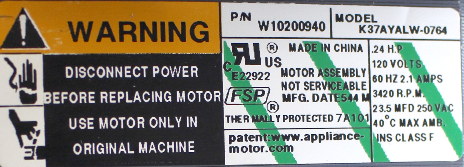 Whirlpool WPW10757216