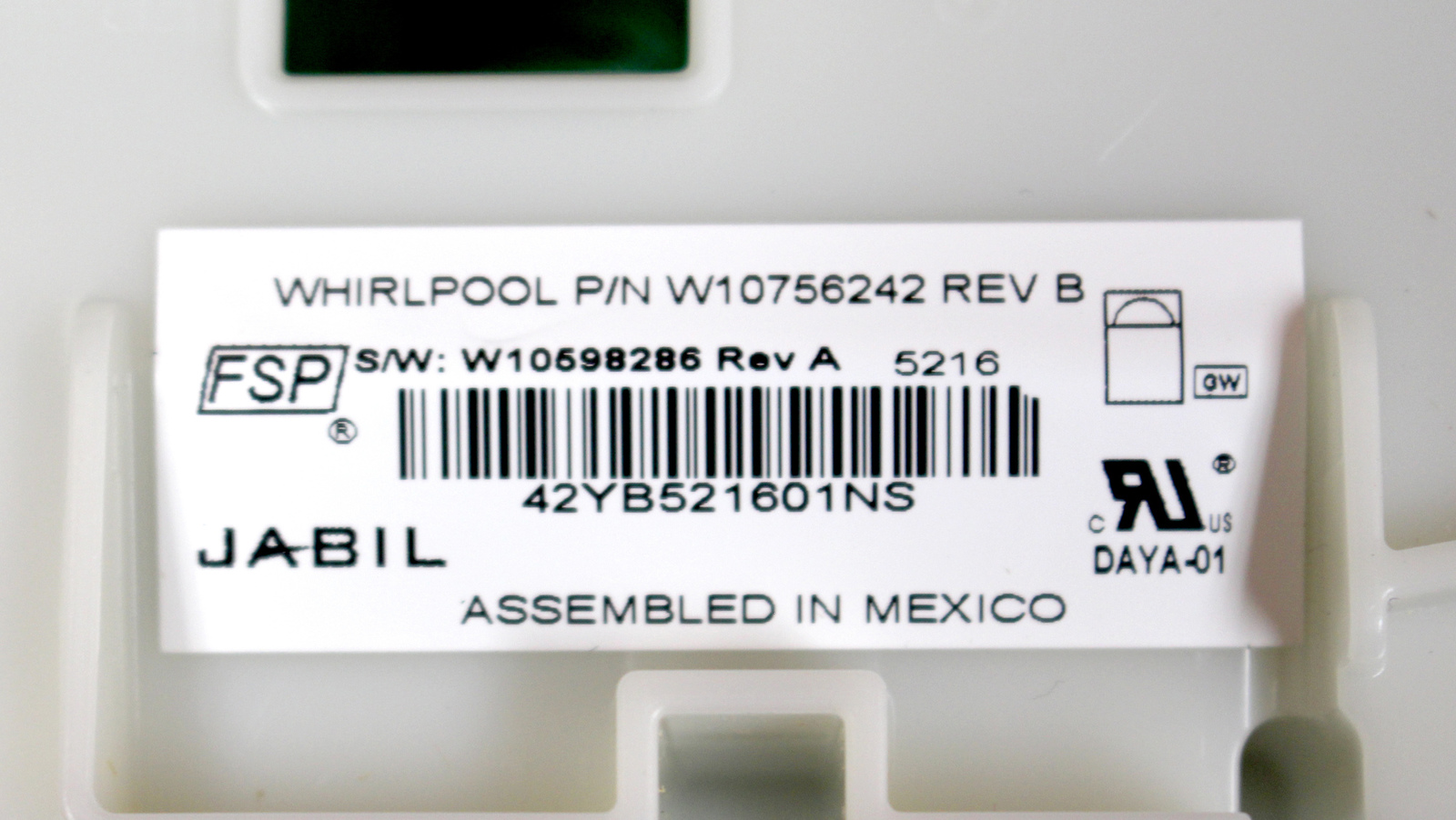 Whirlpool W10804120