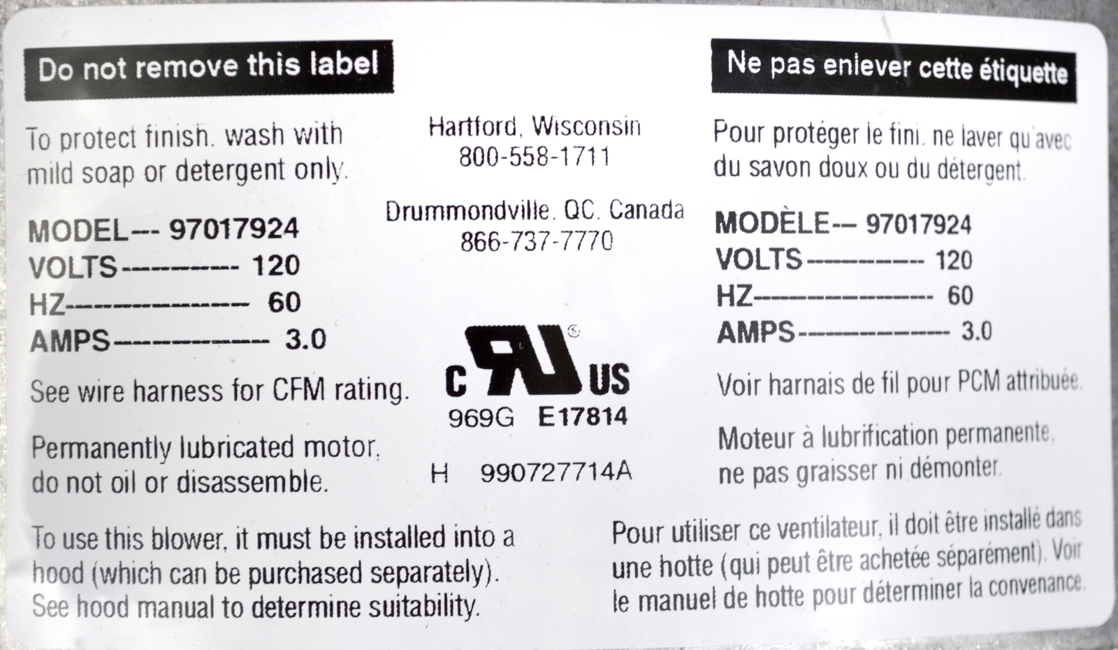 GE SV08582
