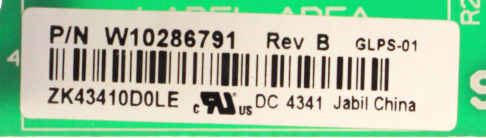 Whirlpool WPW10286791