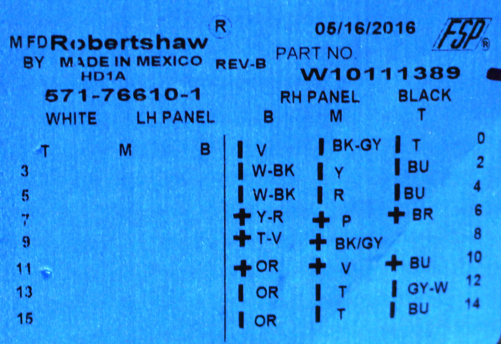 Whirlpool WPW10111389
