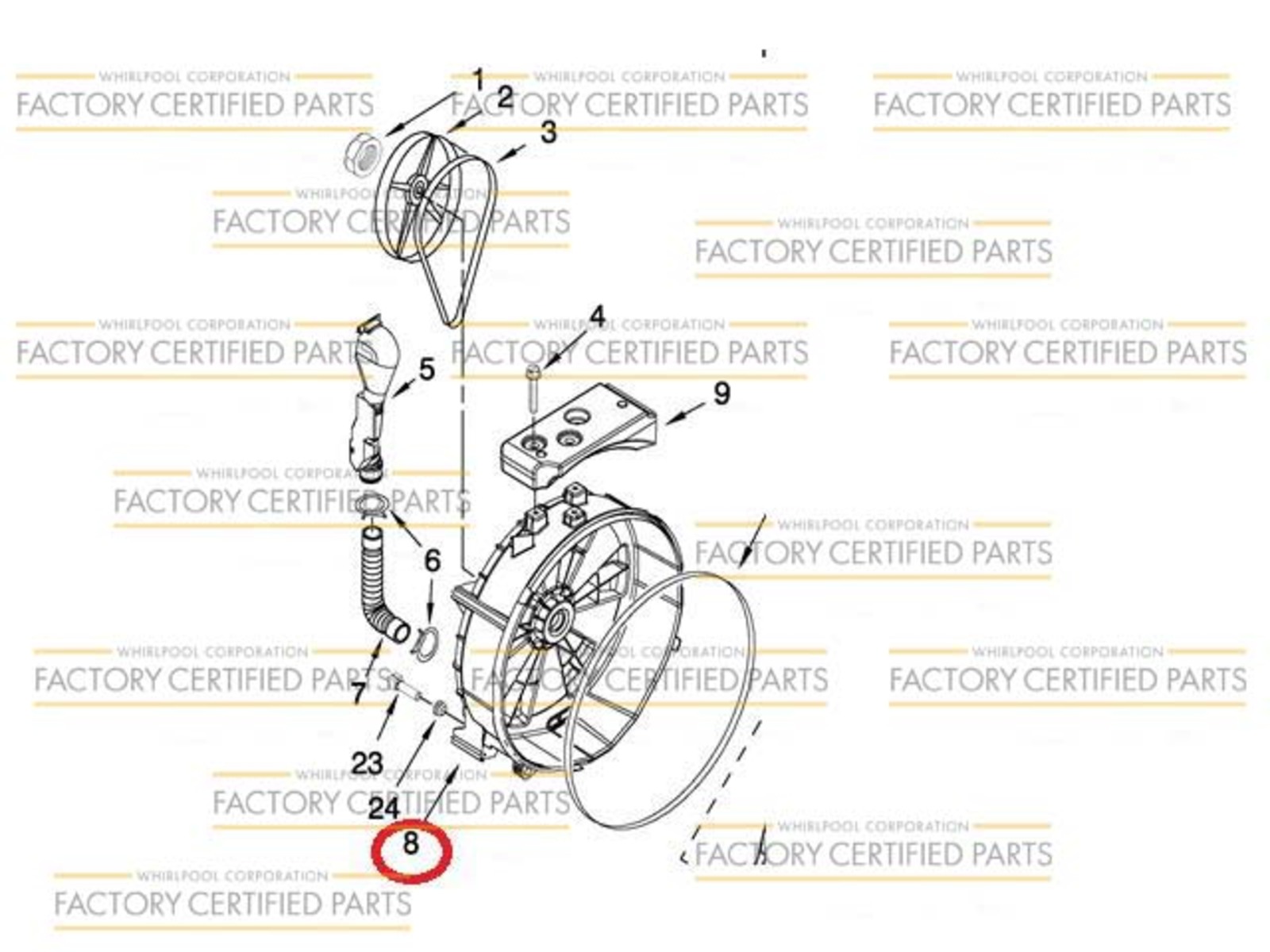 Whirlpool W11239040