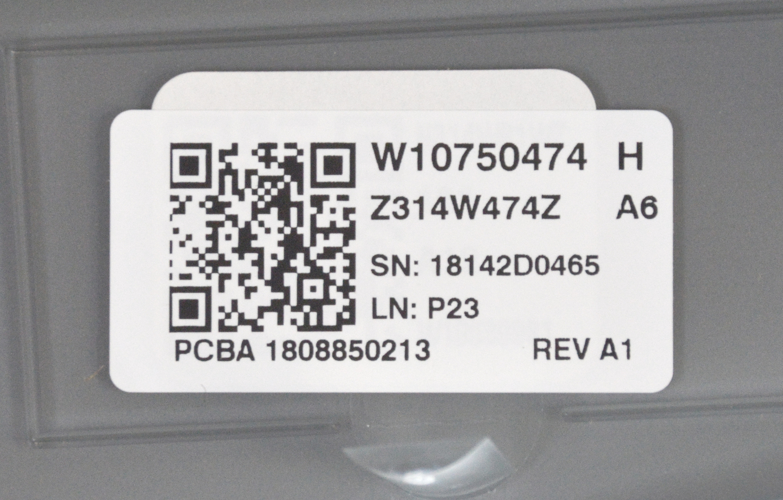 Whirlpool W10750474