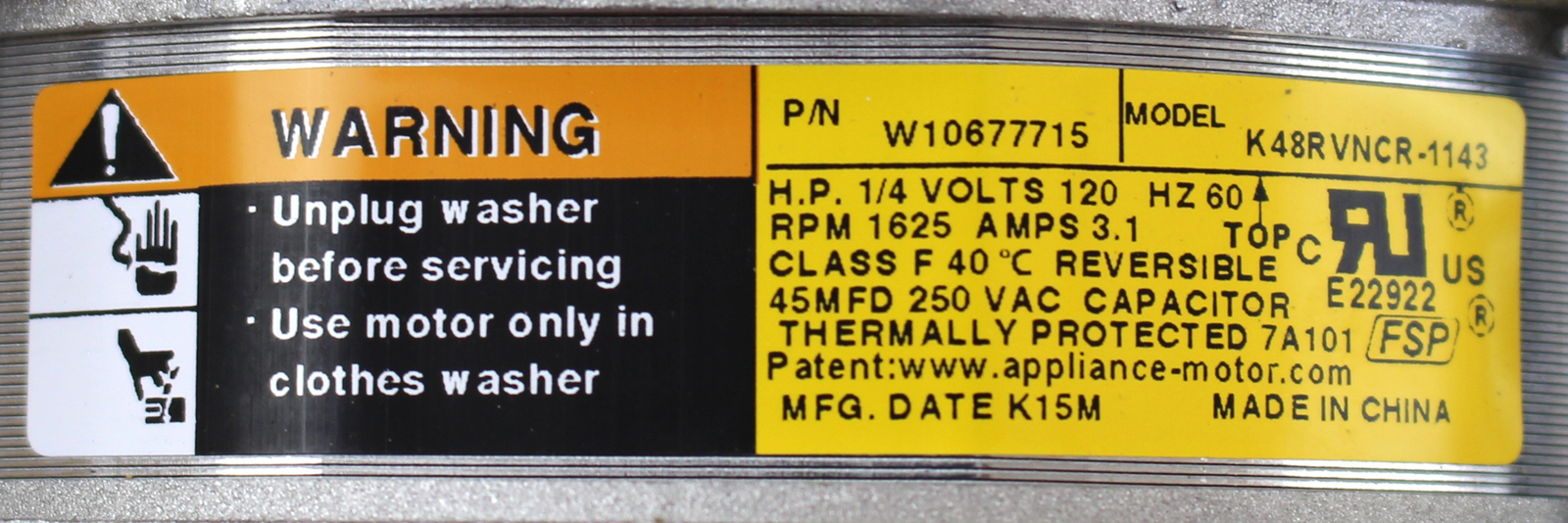 Whirlpool WPW10677715
