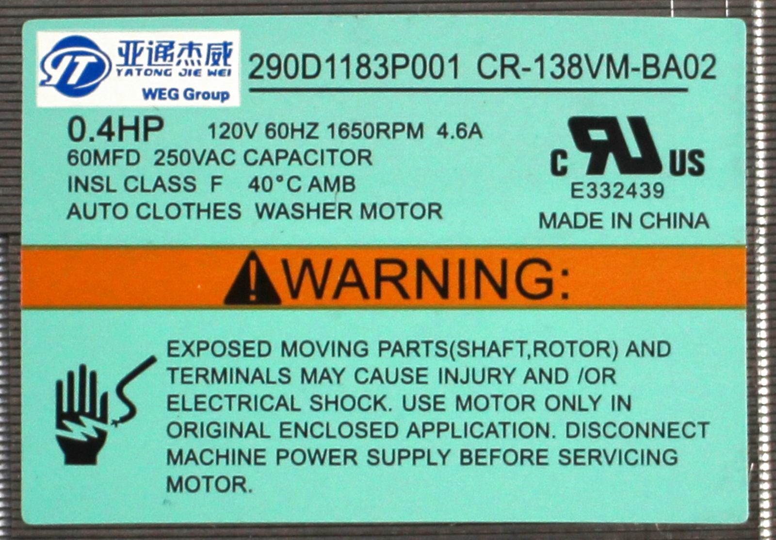 GE WW01F01789