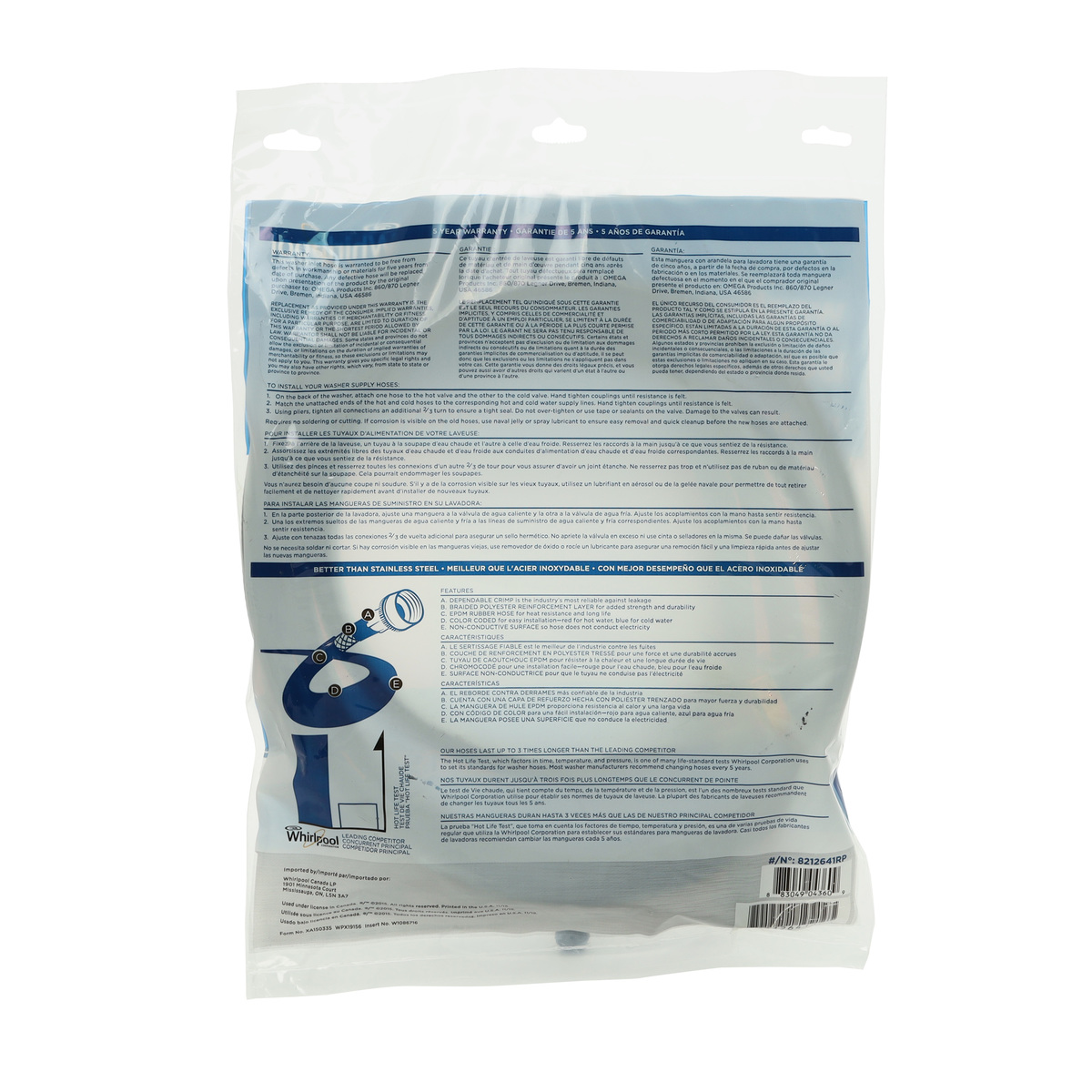 Whirlpool 8212641RP