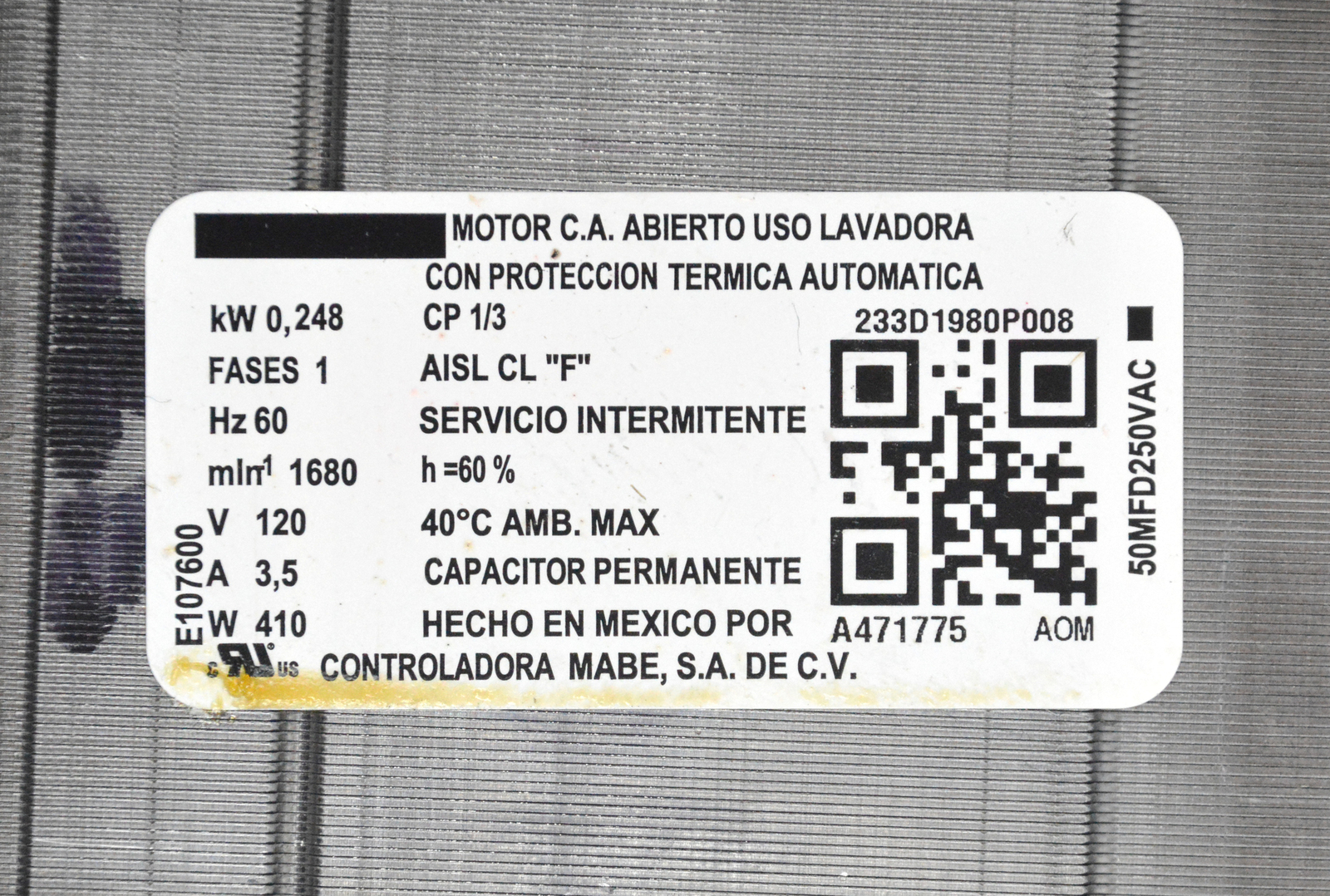 GE WW03A00241