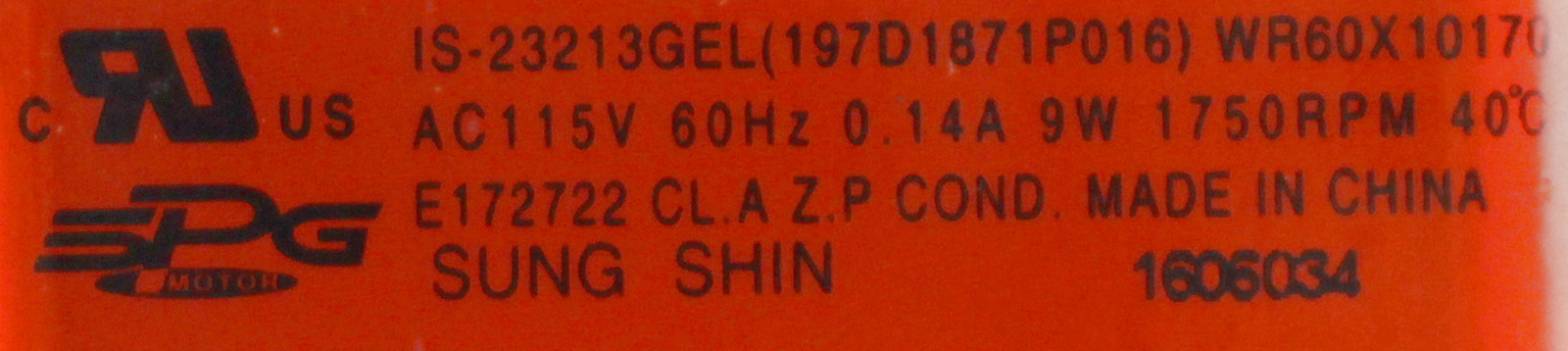 GE WG03F02222