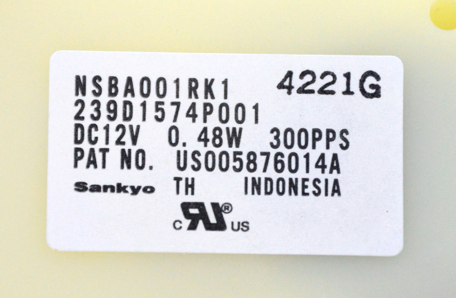 GE WG03F05123
