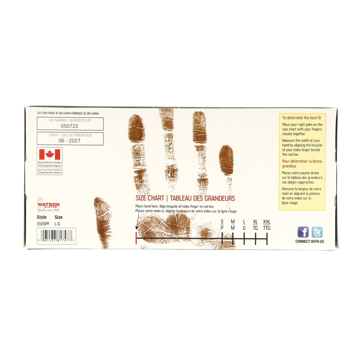 Watson Gloves 5555PF-L