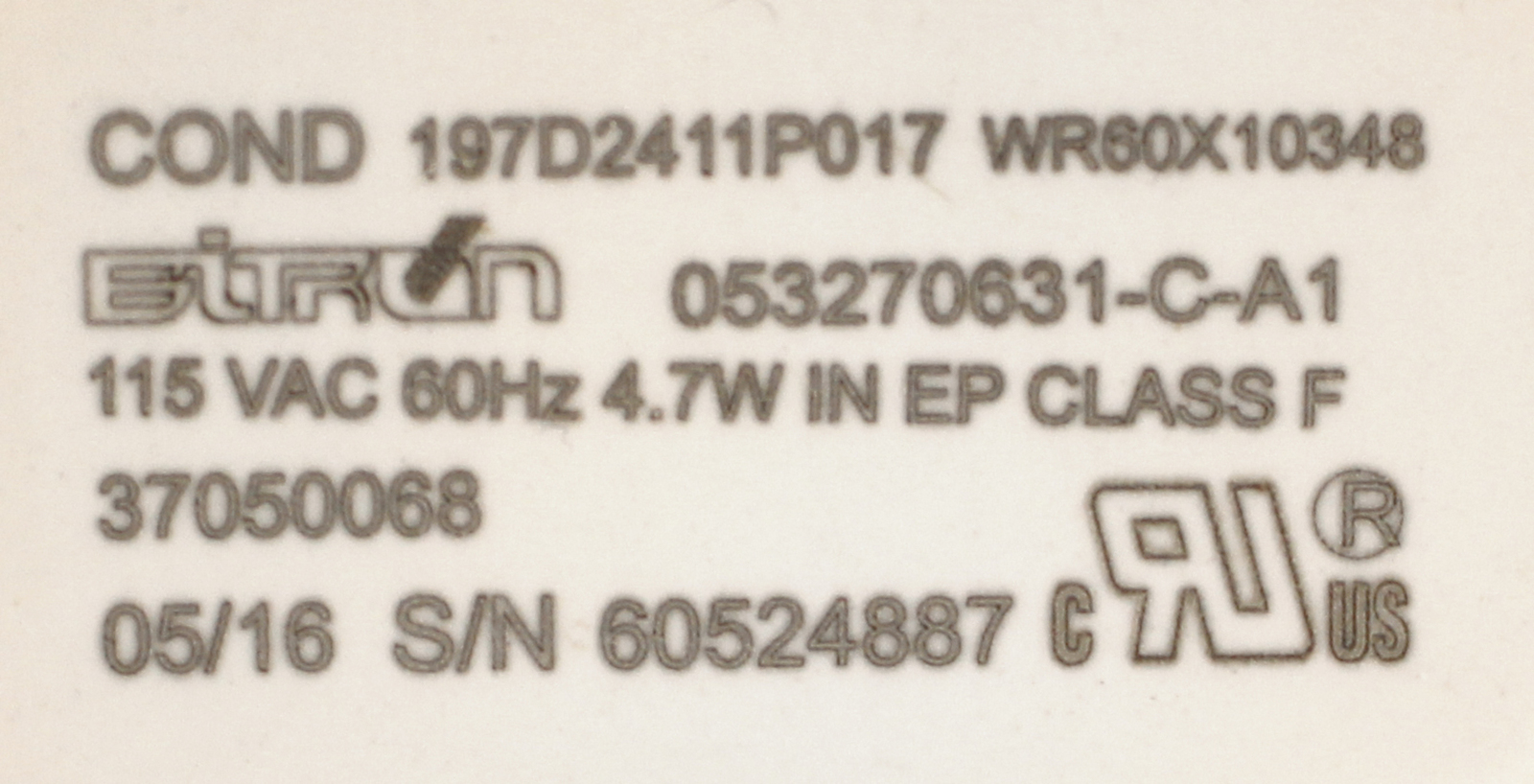 GE WG04F09248