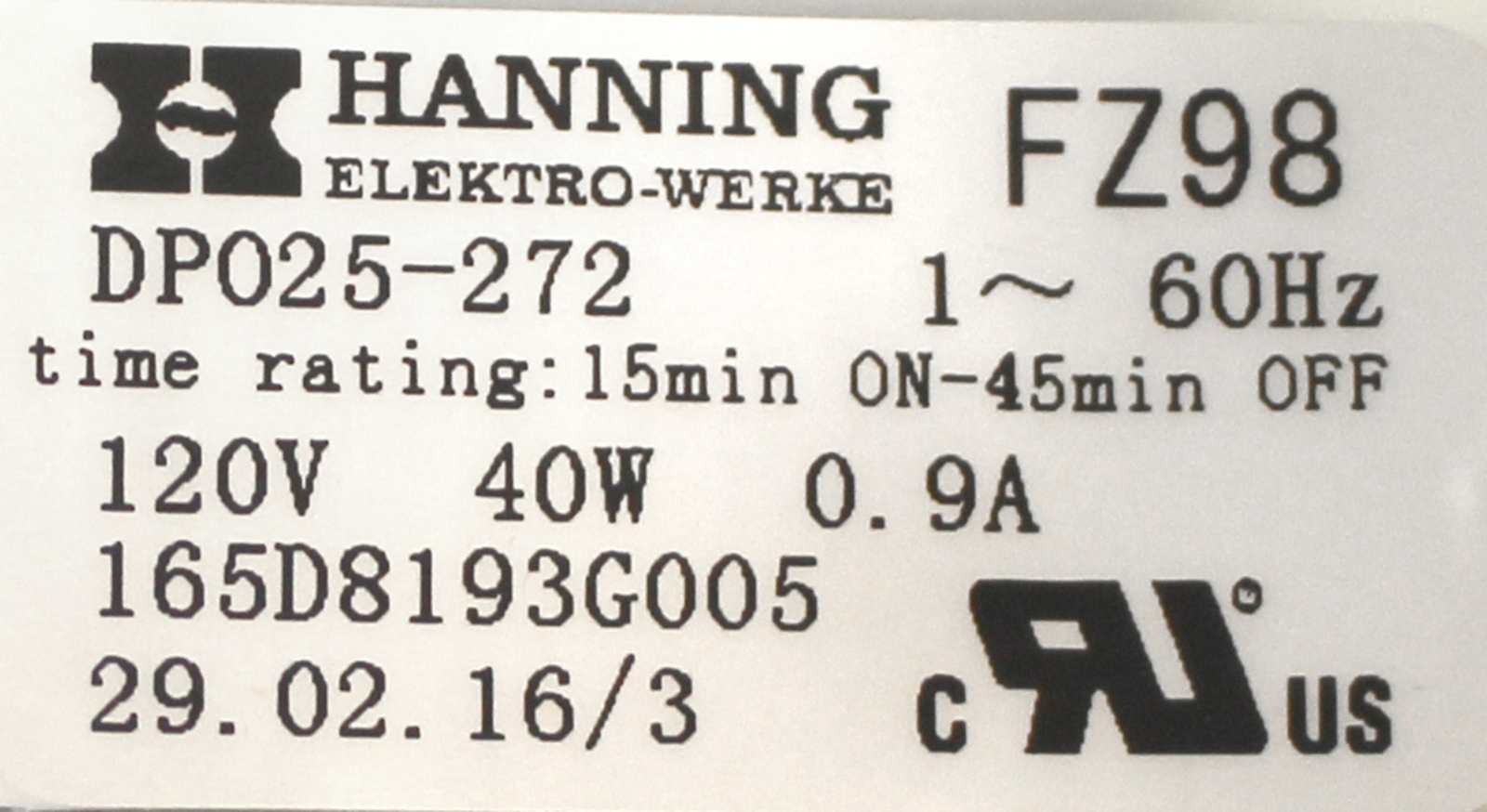 GE WG04F04797
