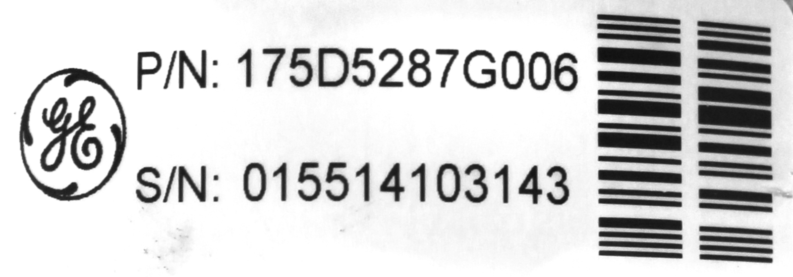 GE WG04A00196