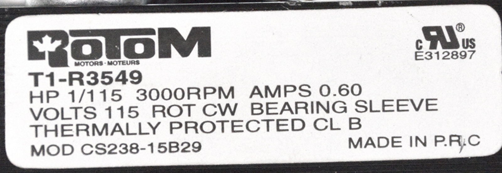 Broan T1-R3549
